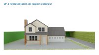 DP 5 Représentation de l’aspect extérieur garage accolé