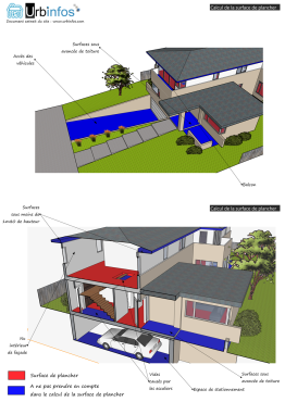 Calcul surface plancher